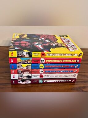 My Hero Academia Manga Volumes 1-6 - Colorful Spine Set